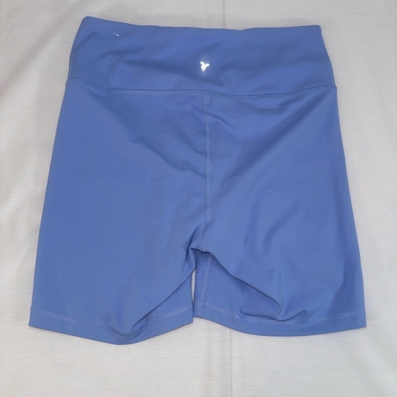 Old Navy Powersoft High Rise Bike Short Periwinkle Performance Activewear Size M - Picture 6 of 9